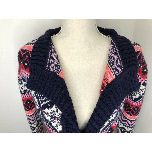 Juniors H&M Multi Color Sweater Cardigan Fits Like a Medium - Picture 3 of 6